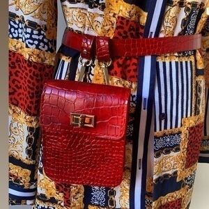 Vintage Inspired Alligator Fanny Pack